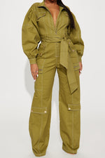 Olive Green Jumpsuit