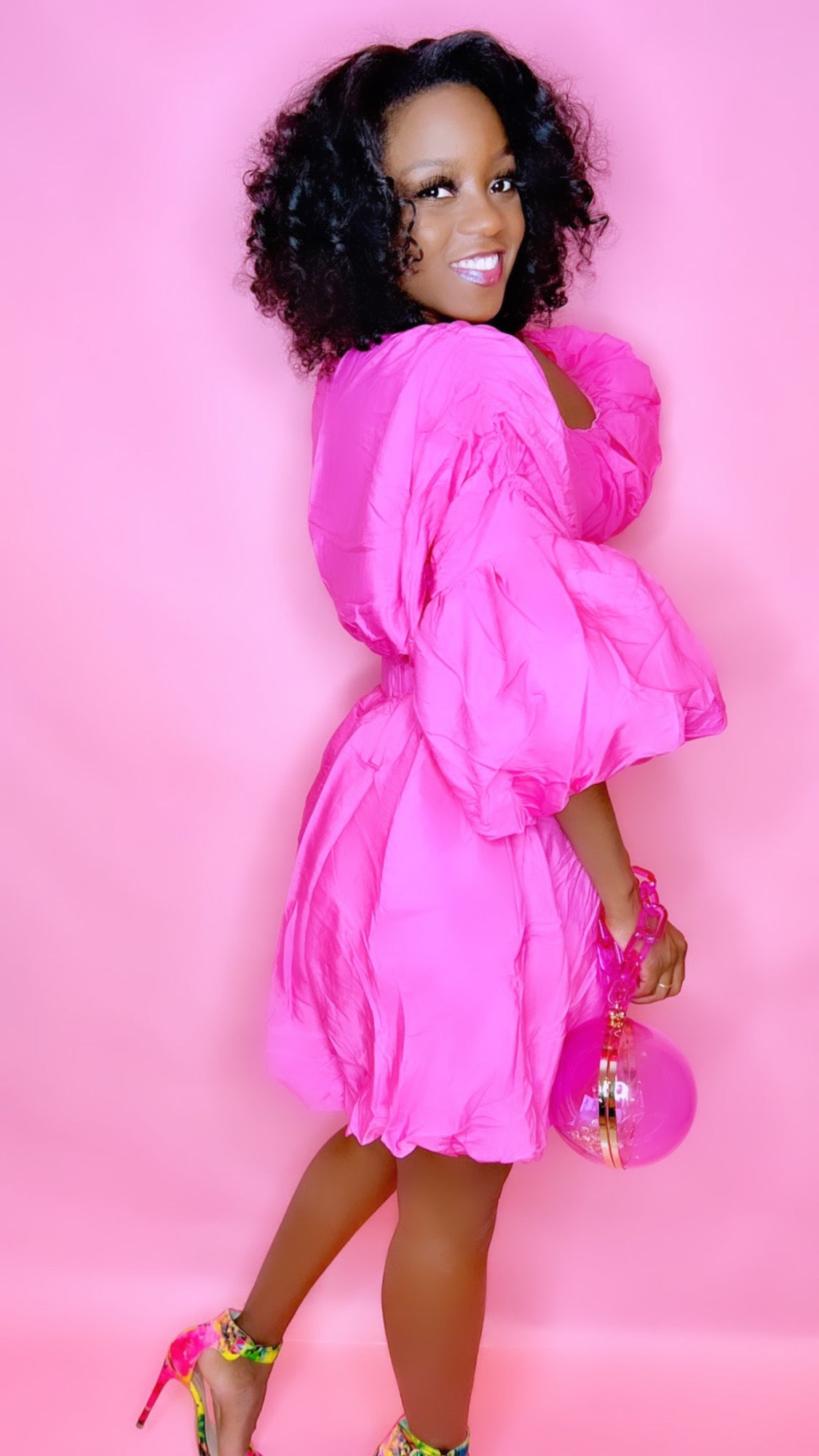 Rich in Love Dress-Pink